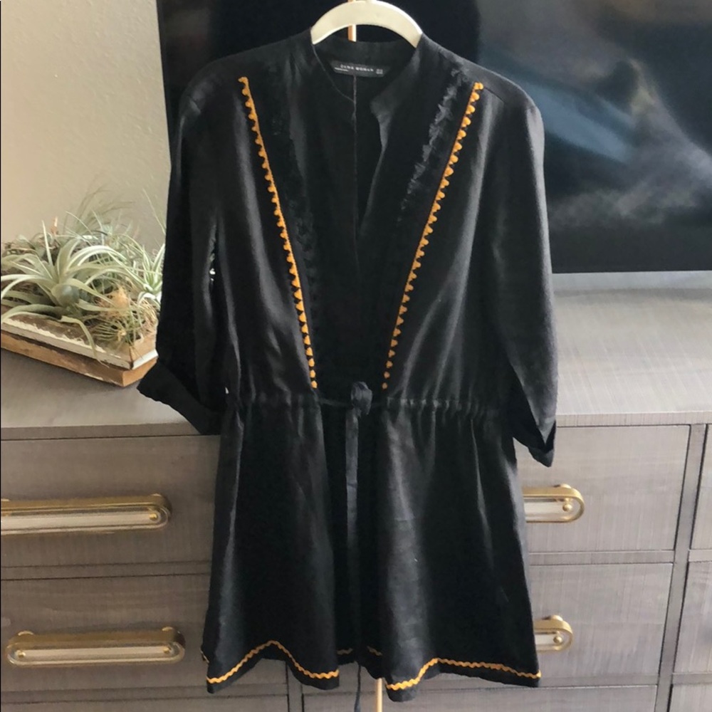 Zara black dress